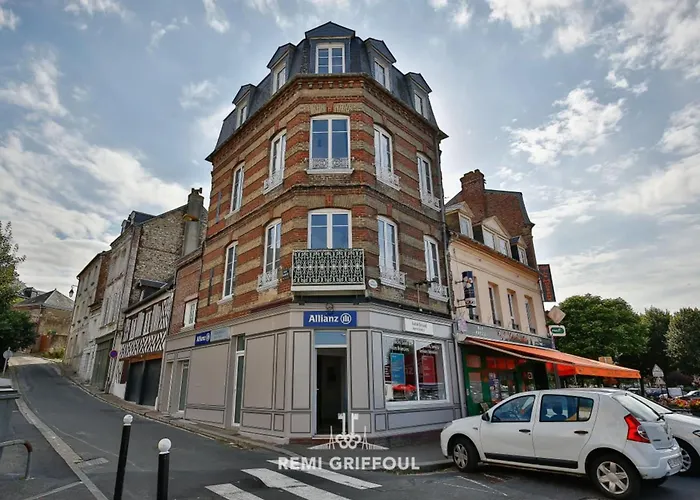 Apartamento Le Vannier Private Garage Balcony 2 Guests Honfleur