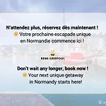 Apartment Le Vannier Private Garage Balcony 2 Guests Honfleur